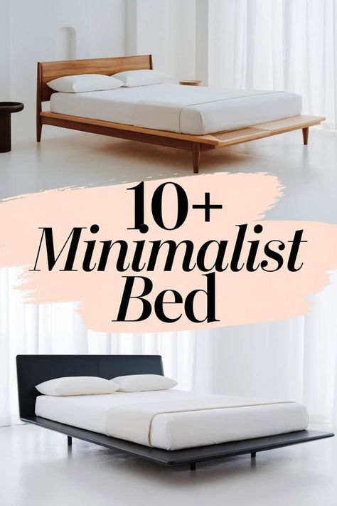 10 Minimalist Bed Ideas to Transform Your Sanctuary

Create a cozy retreat with these minimalist bed ideas! Simplify your space using clean lines natural materials and soft colors. Enjoy a peaceful atmosphere with stylish bedding and smart storage solutions. Elevate your sanctuary with calming decor plants and unique headboards for a fresh and inviting bedroom vibe. https://fabricerie.com/minimalist-bed Bedroom With Low Bed, Minimalist Headboards, Minimalist Bed Ideas, Low Bed Frame Ideas, Bed No Headboard Ideas, Low Headboard Bed, Minimalist Bed Frames, Platform Bed No Headboard, Bed Frame Minimalist