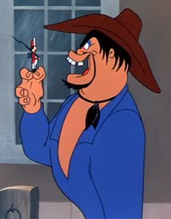 HAPPY 70th BIRTHDAY to NASTY CANASTA!! 11/17/21 Born Nasty Canasta, cartoon character and antagonist of the Merrie Melodies and Looney Tunes series who made appearances in three cartoons. Created by animator Chuck Jones, Canasta is depicted as a tough, hulking, and brutish-looking outlaw (normally with a cowboy theme). Happy 70th Birthday, New Looney Tunes, Looney Tunes Show, Chuck Jones, Baby Looney Tunes, Happy 70 Birthday, Merrie Melodies, Cowboy Theme, Bugs Bunny