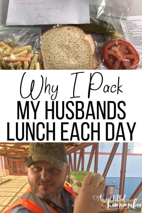 Have you ever thought about packing your husbands lunch each day? Maybe you already do. Packing a lunch, such a simple thing can actually be a way to minister to our own spouse, right at home. #lunch #cooking #barefootinthekitchen #kitchen #ministry #marriage #datehim #lovenotes Lunches For Working Men, Husband Lunch Ideas, Lunch Ideas For Husband, Lunch Ideas Kids At Home, Husbands Lunch, Lunch Quotes, Packing A Lunch, Husband Lunch, Packable Lunch