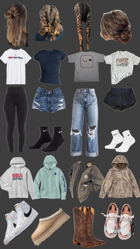 Theme Park Outfits Cold, Country Outfits With Sweatpants, Cute Fall Country Outfits, Cowgirl Casual Outfits, Concert Outfit Cold, 65 Degree Weather Outfit, Outfits For Cold Days, Western Inspired Outfits, Country Western Outfits