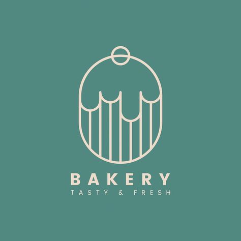 Fresh bakery pastry shop logo vector | free image by rawpixel.com / Aew Pastry Shop Logo, Logo For Bakery, Logo Dessert, Pastry Logo, Dessert Logo, Sweet Logo, Baking Logo Design, Baking Logo, Bakery Pastry