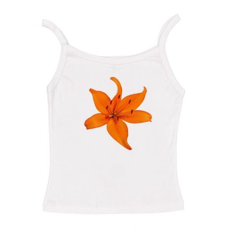 new tanks out!🫒🥒🫐🥥 Tops Aesthetic Png, Hibiscus Flower Shirt, Block Print Shirt, Young Enterprise, Hibiscus Shirt, Dream Tops, Screen Printed Shirts, Clothing Png, Orange Lily