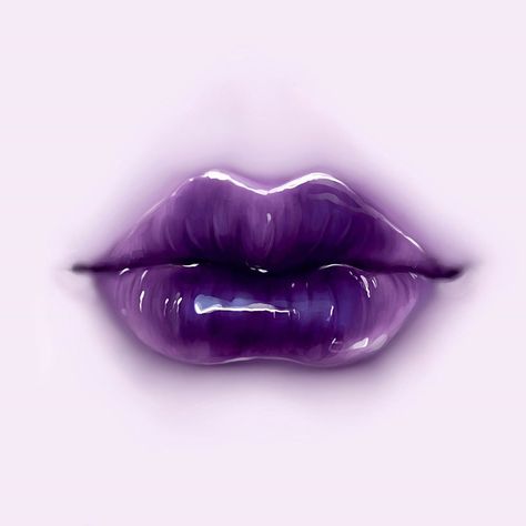 Anatomy Drawing Practice, Lips Wallpaper, Practice Sketches, Lips Art Print, Anime Character Art, Lip Wallpaper, Lips Art, Fashion Design Sketch, Purple Lips