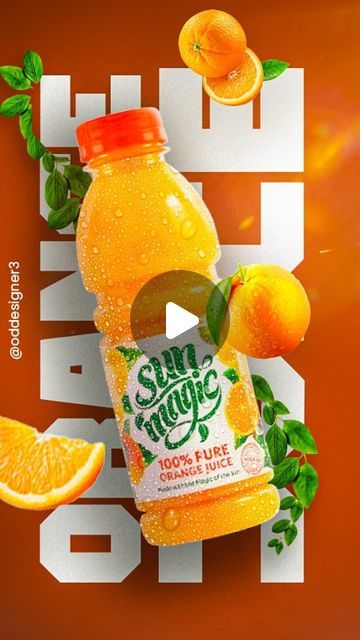 Orange Juice Social Media Design Juice Graphic Design, Juice Social Media Design, Orange Juice Social Media Design, Orange Juice Art, Orange Juice Logo Design, Orange Juice Advertising, Media Design, Social Media Design, Creative Work