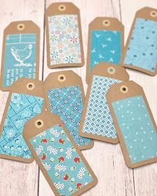 Homemade Tags, Scrap Fabric Projects, Bee In My Bonnet, Gift Tags Diy, Handmade Gift Tags, Diy Tags, Fabric Swatch, Handmade Tags, Creation Couture