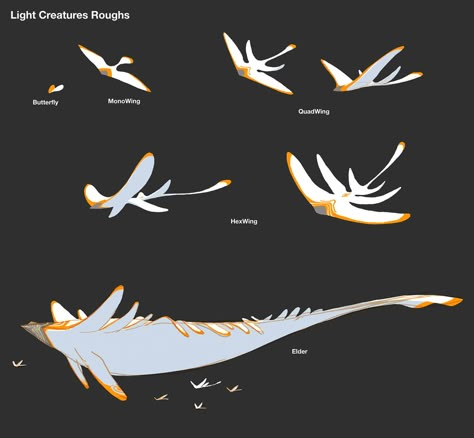 Light Creatures Roughs Art - Sky: Children of the Light Art Gallery Light Fanart, Sky Cotl Art, Sky Fanart, Sky The Children Of Light, Sky Game, Sky Games, Sky Artwork, Sky Light, Child Of Light