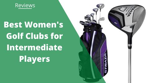 The 5 Best Women's Golf Clubs for Intermediate Players in 2023 Best Golf Clubs For Women, Golf Clubs Women, Types Of Golf Clubs, Female Pro Golfers, Women’s Golf Clubs, Green Pro, Taylormade Golf, Womens Golf, Golf Set