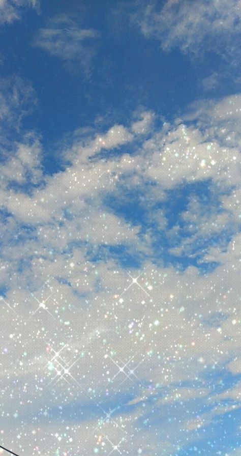 Cloud Background, Sky Wallpaper, Aesthetic Backgrounds, Watercolor Background, Aesthetic Pictures, Glitter, Bts, Quick Saves, Nature