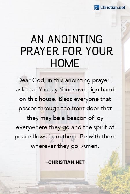 15 House Blessing Prayers For A Protected Home | Christian.net House Blessing Prayer, House Cleansing Prayer, Blessing Prayers, Anointing Oil Prayer, God Protects, Prayer For My Family, Mom Prayers, Ask God, Morning Prayer Quotes