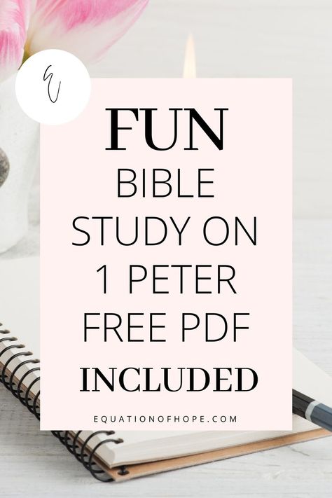 Peter Bible Study, Books In The Bible, Peter Bible, Best Study Bible, Youth Bible Study, Small Group Bible Studies, Start Studying, Bible Verse Memorization, Bible Studies For Beginners