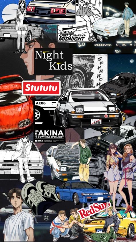 Initial D Car, Japan Graphic Design, Jdm Wallpaper, 2160x3840 Wallpaper, Cool Car Drawings, Best Jdm Cars, Initial D, Kids Night, Ae86