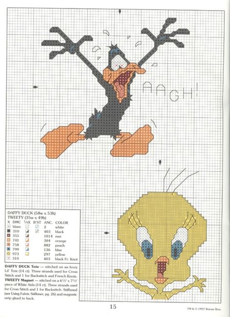 Cartoon Cross Stitch, Duffy Duck, Scrappy Quilt Patterns, Holiday Cross Stitch, Cross Stitch Books, Stitch Cartoon, Stitch Book, Scrappy Quilt, Stitch 2