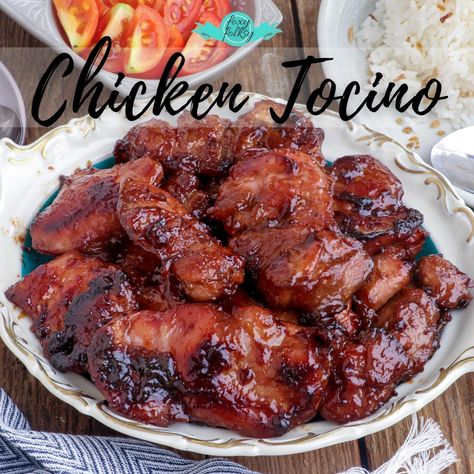 Chicken Tocino Recipe, Chicken Tocino Recipe Filipino, Modern Filipino Kitchen, Tocino Recipe, Lucky Bamboo Care, Chicken Tocino, Filipino Kitchen, Foxy Folksy, Bamboo Care