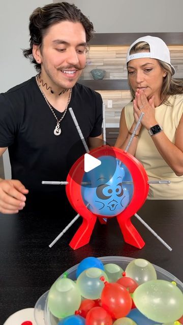 Getti Kehayova on Instagram: "Poke the Balloon but DON’T Pop It #funny #momandson #game #challenge" It Funny, Pop It, The Balloon, Party Games, Balloons, Funny, On Instagram, Instagram