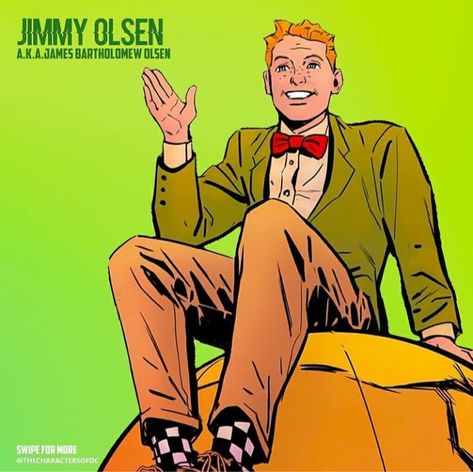 Jimmy Olsen, Superman Family, Smallville, Dc Characters, Dc Comics Art, Marvel Heroes, Metropolis, Medium Art, Superman