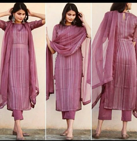 Wanna try this pretty Onion colour Suit ? Onion Colour Suit, New Trendy Kurti Designs, Salvar Design, Onion Colour, Long Kurta Designs, Simple Frock Design, Stylish Kurtis, Kurtis Design, Stylish Kurtis Design