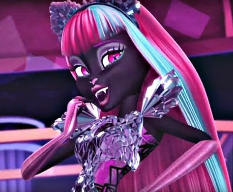 Monster High Pfp, High Pfp, Catty Noir, Cartoon Series, Monster High, Hair, Pink