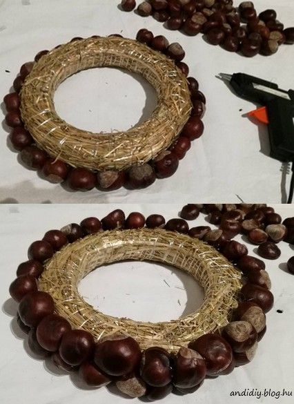 Conker Wreath, Buckeye Wreath, Cones Crafts, Pine Cone Crafts, House Smells, Ohio State Buckeyes, Ohio State, Pine Cones, Advent