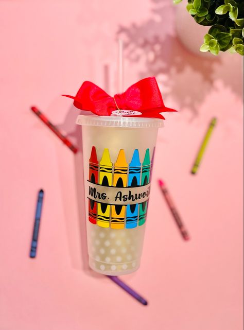 Teacher Appreciation Gifts Tumbler, Epoxy Tumbler Teacher, Custom Teacher Tumbler, Personalized Tumblers For Teachers, Pencil Tumblers For Teachers, Handmade Teacher Gifts, Appreciation Gifts Diy, Student Teacher Gifts, Daycare Teacher