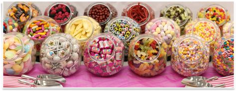 Sweet buffet - old fashioned sweets Pic N Mix Wedding Sweets, Lolly Table Wedding, Lolly Buffet Wedding, Wedding Lolly Buffet, Peter Gentenaar, Wedding Sweet Table Candy Buffet Favor Bags, Sweetie Table, Sweet Stand, Pick And Mix Sweets Candy Buffet