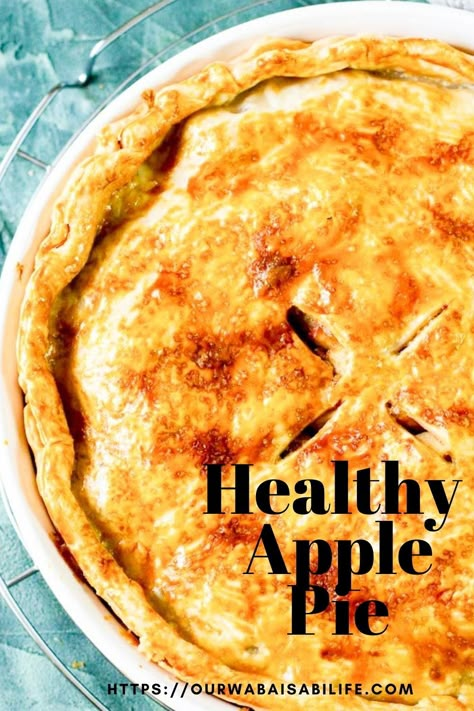 Healthy Apple Pie Recipe Clean Eating, Low Calorie Apple Pie Filling, Ww Apple Pie Filling, Sugarfree Apple Pie Recipe, Ww Apple Pie, Sugar Free Apple Pie Recipe, Ww Pie Recipes, Ww Pie Crust, Low Sugar Apple Pie Filling