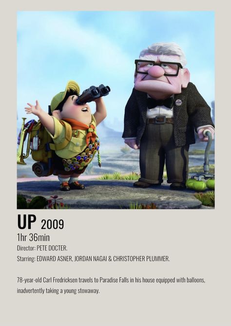 Disney Movie Collection, Up 2009, Good Animated Movies, Animated Movie Posters, Disney Movie Posters, Movie Card, Disney Cards, Disney Animated Movies, Disney Pixar Up