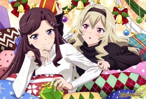 Claudine Saijo, Maya Tendo, Tendo Maya, Revue Starlight, Adventure Rpg, Female Cartoon, Yuri Anime, Movie Themes, Anime Girlxgirl