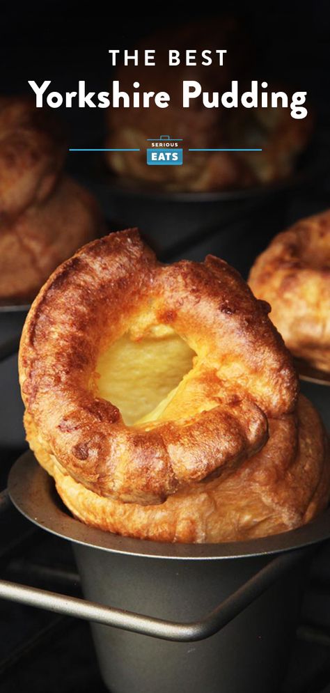 Best Yorkshire Pudding Recipe, Best Yorkshire Pudding, Yorkshire Pudding Recipe, Popover Recipe, Yorkshire Pudding Recipes, Yorkshire Puddings, British Baking, Yorkshire Pudding, English Food