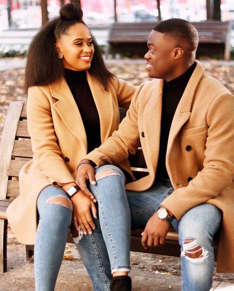 BlackCoupleRevolution on Instagram: “Black Couples are so handsome!! #blackcouplerevolution #blackcouples #blackcouplesrock #blackcoupleswag #blackcouplesgoals #blackcouple…” Black Outfits Couples, Outfit For Couples, Couples African Outfits, Couple Black, Couple Outfit Ideas, Couple Clothes, Couple Matching Outfits, Couple Fashion, Couple Fits