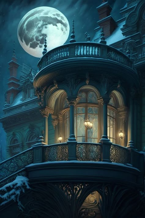 Palace Balcony Aesthetic, Dark Castle, Fantasy Rooms, Castles Interior, Fantasy Homes, Trending Pins, Aesthetic Japan, Deviant Art, Fantasy House