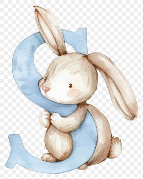 Cute Rabbit Drawing, Easter Drawing, Watercolor Rabbit, Baby Room Pictures, Baby Boy Invitations, Alphabet Drawing, Rabbit Png, Sketch Free, Baby Month Stickers