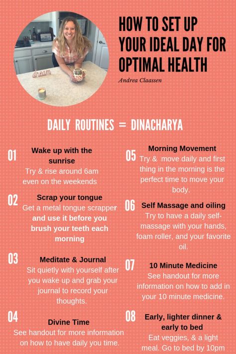 Learn how to set up your ideal day the Ayurvedic way! #dailyroutine Ideal Day Routine, Ideal Day, Seasonal Living, Daily Action, Day Routine, Life Routines, Body Hacks, Pearls Of Wisdom, Holistic Living