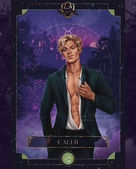 Zodiac Academy Characters, Caleb Altair, The Zodiac Academy, Book Vibe, Zodiac Characters, Book Cover Artwork, Fantasy Romance Books, Zodiac Academy, Book Fanart