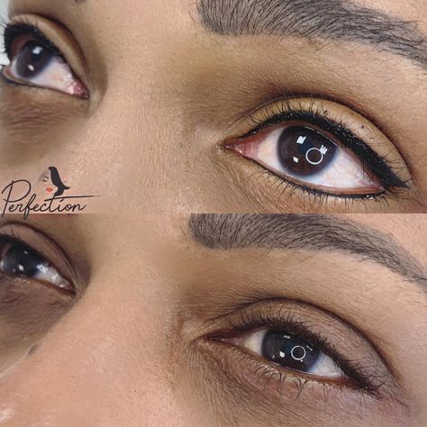 Top Eyeliner Tattoo, Top Eyeliner, Liner Tattoo, Permanent Eyeliner, Eyeliner Tattoo, Eyebrow Makeup Tips, Eyebrow Makeup, To Do, Makeup Tips