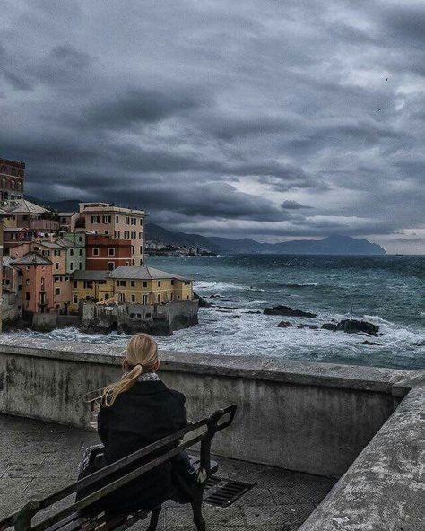 Ligurian Coast, Wonder Land, Italy Aesthetic, Stunning Photography, Open Spaces, Concrete Jungle, Winter Wonder, Genoa, Ocean Beach