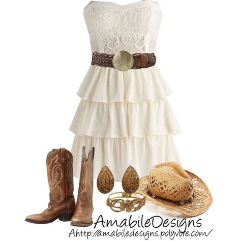 country girl dress - Google Search Cute Country Dresses, Country Girl Dresses, Mode Country, Cowgirl Dresses, Estilo Hippy, Country Style Outfits, Cute Country Outfits, Looks Country, Country Girls Outfits