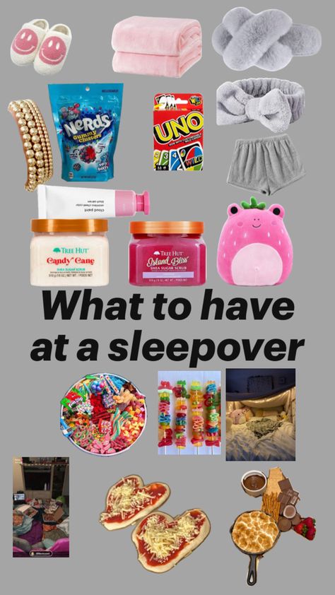 Sleepover Ideas Christmas, Snacks For Sleepovers, Sleepover Board, Sleepover Bday, Sleepover Packing List, Bday Sleepover, Fun Sleepover Activities, Teen Sleepover Ideas, Sleepover Snacks