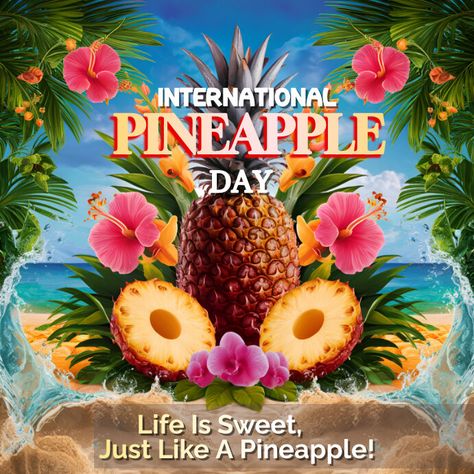 Illustrative International Pineapple Day  Ins Pineapple Illustration, Linkedin Background Image, Linkedin Background, Linkedin Banner, Kindle Book Cover, Etsy Banner, Campaign Posters, Blog Header, Facebook Event