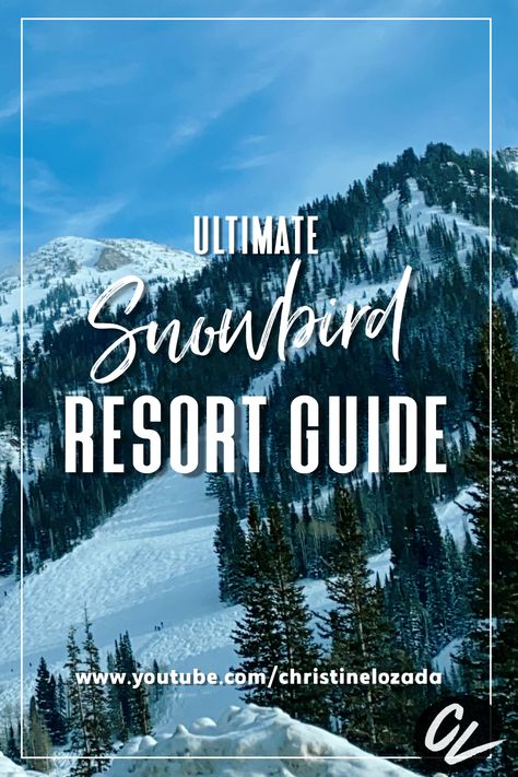 Snowbird Ski Resort, Utah Snowboarding, Snowbird Utah, Utah Resorts, Ski Mountains, Alta Ski, Ski Travel, Skiing Aesthetic, Family Ski