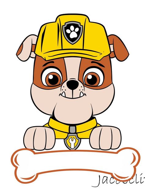 Paw Patrol Cookies, Paw Patrol Birthday Theme, Paw Patrol Decorations, Paw Patrol Christmas, Hamsa Art, Paw Patrol Cartoon, Rubble Paw Patrol, Baby Animal Drawings, Paw Patrol Characters