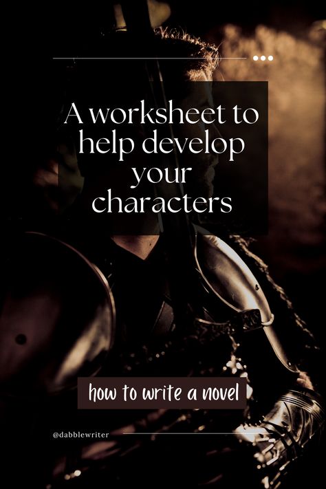 We created our character development worksheet to help you build characters who are not only compelling, but also essential to your story. They create a living context for your theme. They complicate the conflict simply by being themselves. Character Building Writing Worksheet, Main Character Development, Book Character Development, Character Development Prompts, Developing Characters In Writing, How To Build A Character For A Book, How To Develop Characters, Character Skills List, Character Building Template