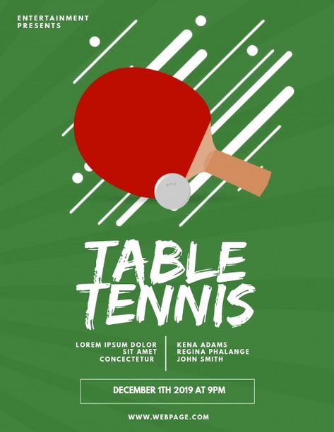 Table Tennis Flyer Design Template | PosterMyWall Table Tennis Tournament, Tennis Posters, Tennis Tournament, Sports Website, Promotional Flyers, Sports Flyer, Marketing Logo, Flyer Design Templates, Custom Fonts