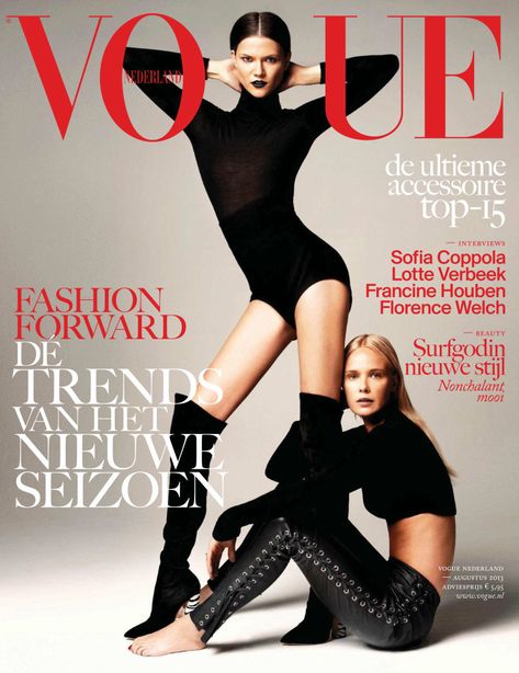 Vogue Poses, Vogue Netherlands, High Fashion Poses, Vogue Magazine Covers, Magazine Vogue, Fashion Model Poses, Model Magazine, High Fashion Photography, Florence Welch