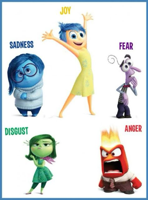 Inside Out Craft | Silhouette Craft for Kids Teaching Emotions, Inside Out Emotions, Movie Inside Out, Zones Of Regulation, Inside Out Characters, Ac New Leaf, Disney Inside Out, Mindy Kaling, Daycare Crafts