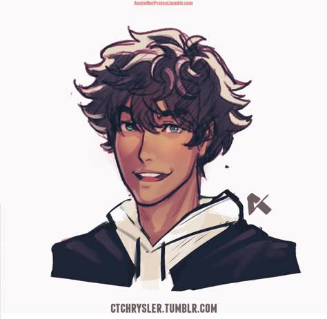 Embedded image                                                                                                                                                                                 More Black Wavy Hair, Character Design Cartoon, Boy Drawing, Well Well, Guy Drawing, Sports Anime, Character Design Male, How To Draw Hair, Hair Art