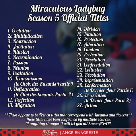 Determination Miraculous, Miraculous Season 5, Miraculous Ladybug