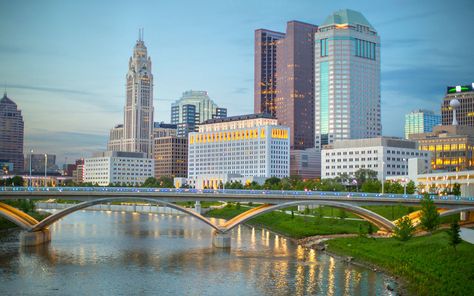 Downtown Columbus Ohio, Columbus Skyline, Startup Growth, City Of Columbus, Best Places To Retire, German Village, World Cities, Columbus Ohio, Countries Of The World