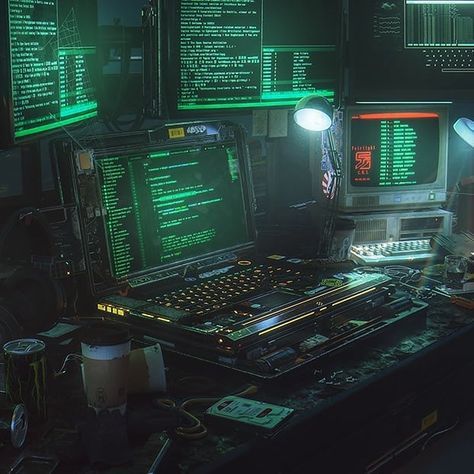 Cyberpunk Computer Room, Dystopian Technology, Comp Sci Aesthetic, Techcore Aesthetic, Hacker Room, Neon Japan, Cyberpunk Tokyo, Tokyo Neon, Fashion Cyberpunk