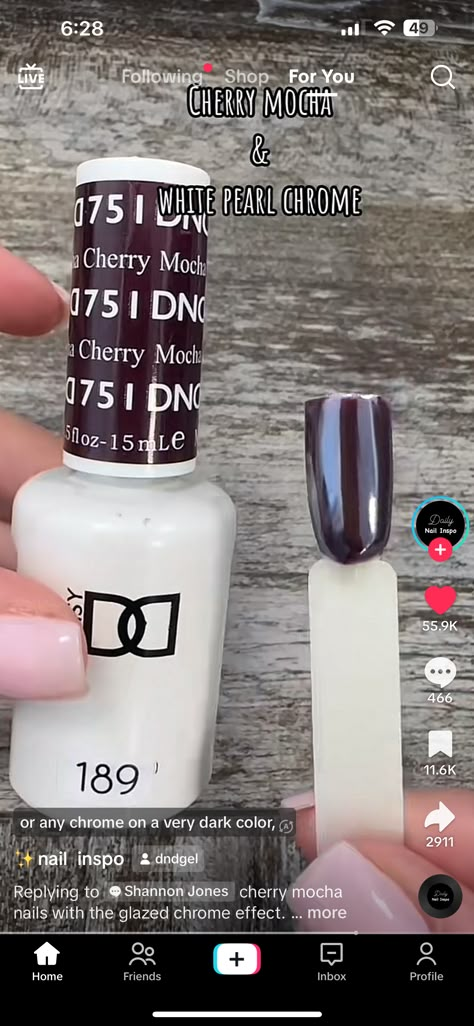 Fall Nails 2023 Dnd Gel, Dnd Gel Polish Colors With Chrome, Dnd Fall Colors 2024, Dnd Gel Polish Colors Fall 2024, Fall Dnd Gel Colors 2024, Fancy Hands, Daily Nail, Fall Gel Nails, Gel Nail Colors