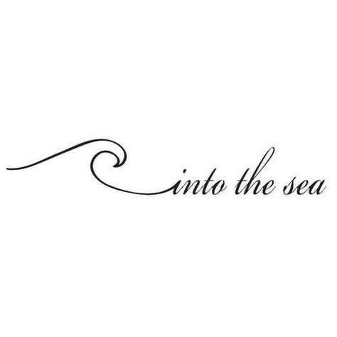 Wörter Tattoos, Sea Tattoo, Ocean Tattoos, Tattoo Kits, Waves Tattoo, Dainty Tattoos, Coastal Retreat, Beach Quotes, Piercing Tattoo